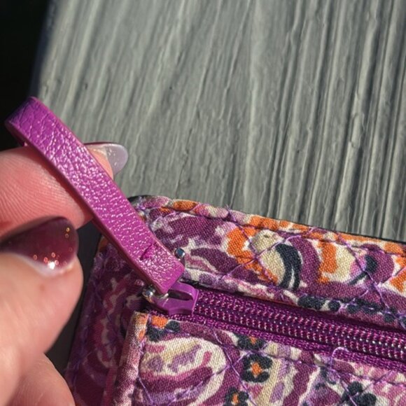 Vera Bradley “Stained Glass Medallion” Zip Around Wallet w/Coin Purse (EUC) - Picture 9 of 13